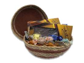 Cesto Red. Bicolor/ Turrón y Espec. Goya