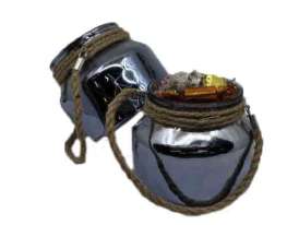 Portavelas de Cristal/ Surtido de Bombones