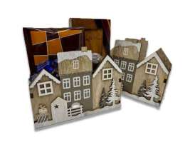 Bandeja Madera City Pq./ Turrón y Espec.