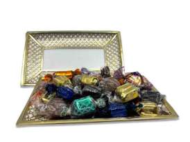 Bandeja Dorada/ Surtido de Vasquitos y Nesquitas