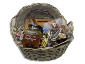 Cesta Mimbre Oval Gris/ Espec. Goya