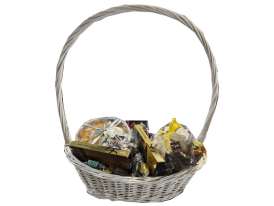 Cesta Oval. Asa Alta Bl./ Espec. Goya