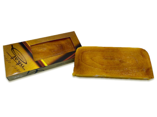 Turrón de Yema Tostado al Ron.- Barra de 300gr.