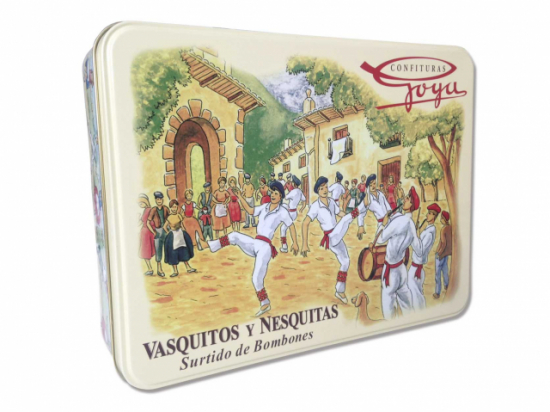 Lata de Vasquitos y Nesquitas. Tamaño Grande.- 730gr.